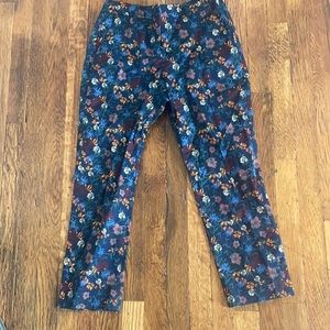 wildfang empower wildflower slim crop pant